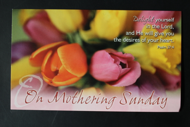 Mothers Day card by special delivery